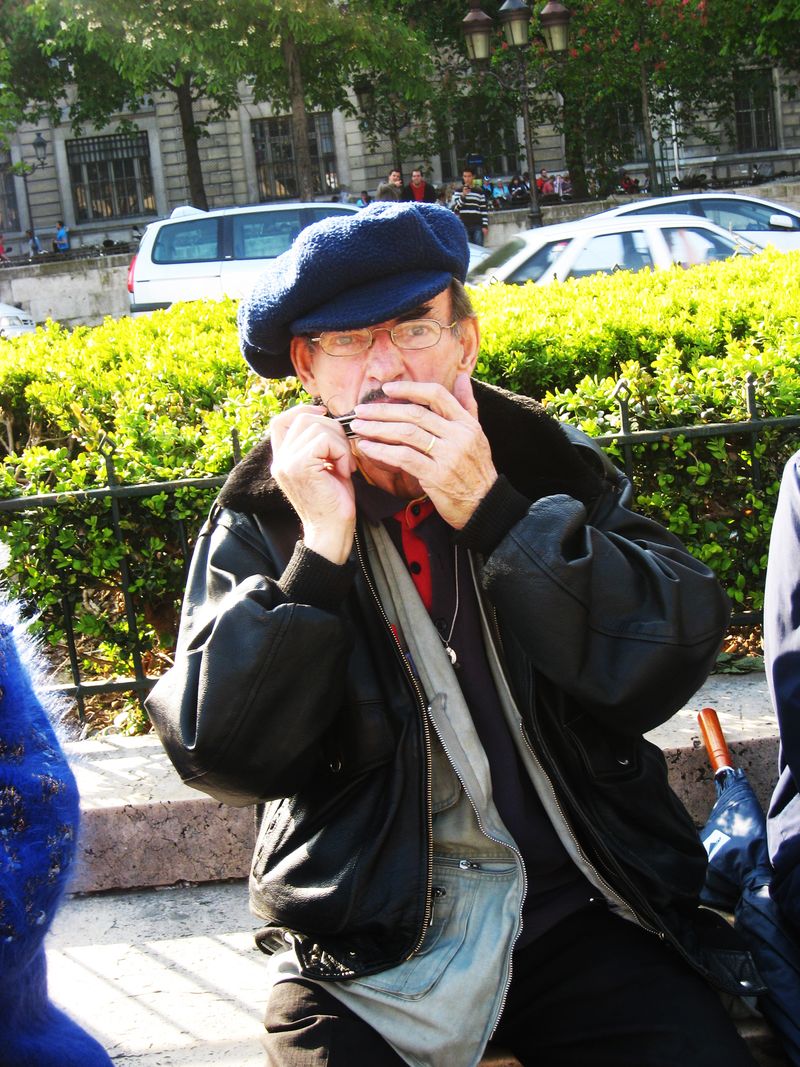 Joueur d'harmonica