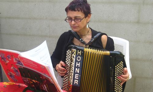 Laurence et l'accordéon